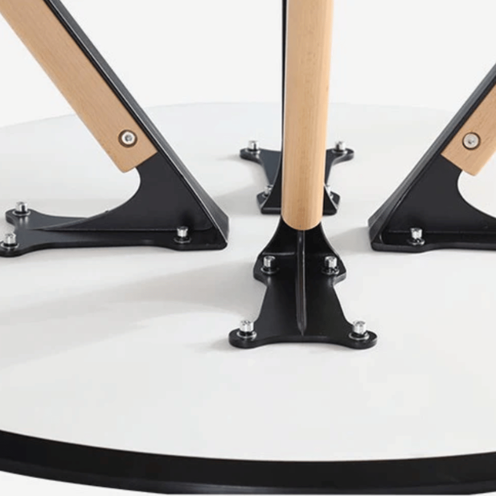 CT32 Modern Solid Beech Wooden Round Dining Table