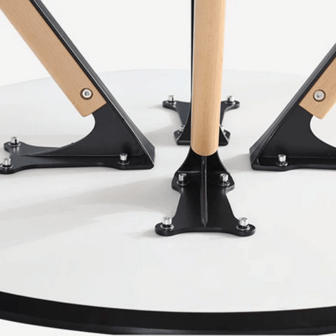 CT32 Modern Solid Beech Wooden Round Dining Table
