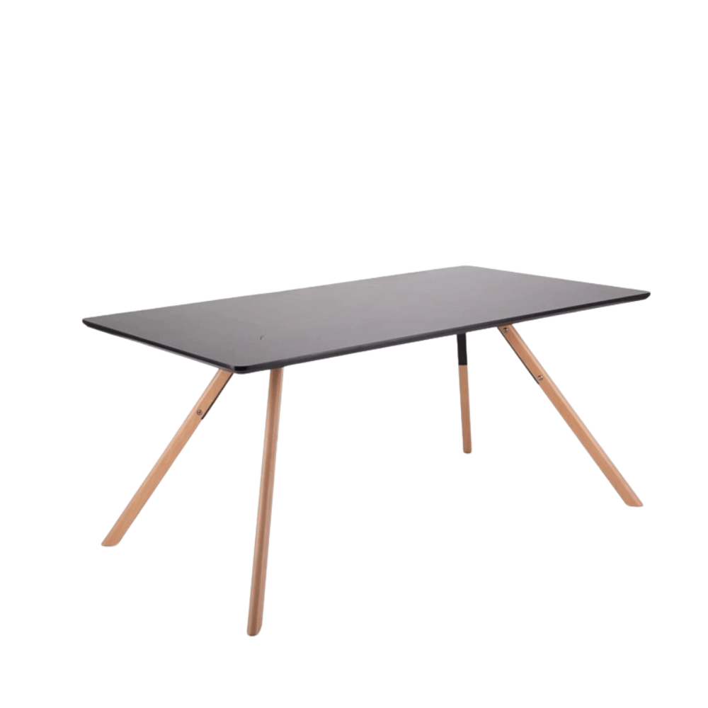 CT33 Modern Solid Beech Wooden Rectangle Dining Table