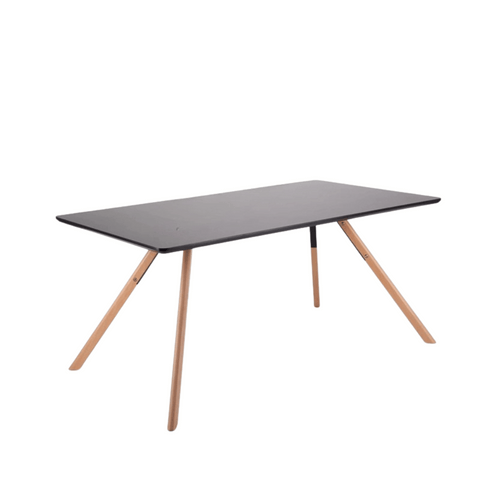 CT33 Modern Solid Beech Wooden Rectangle Dining Table