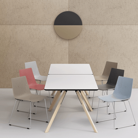 CT33 Modern Solid Beech Wooden Rectangle Dining Table