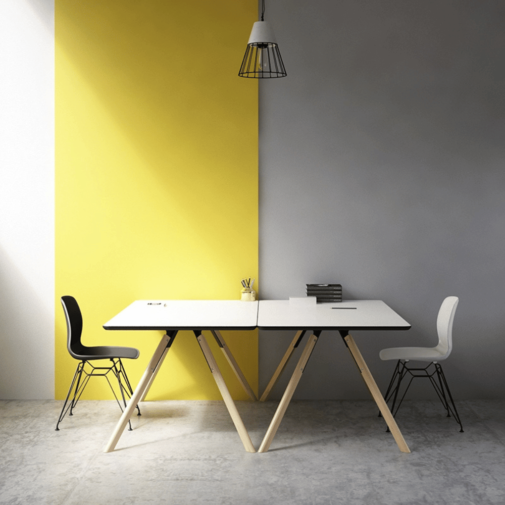 CT33 Modern Solid Beech Wooden Rectangle Dining Table