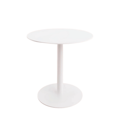 CT613 Sintered Stone Round Dining Table with Metal Disc Stand