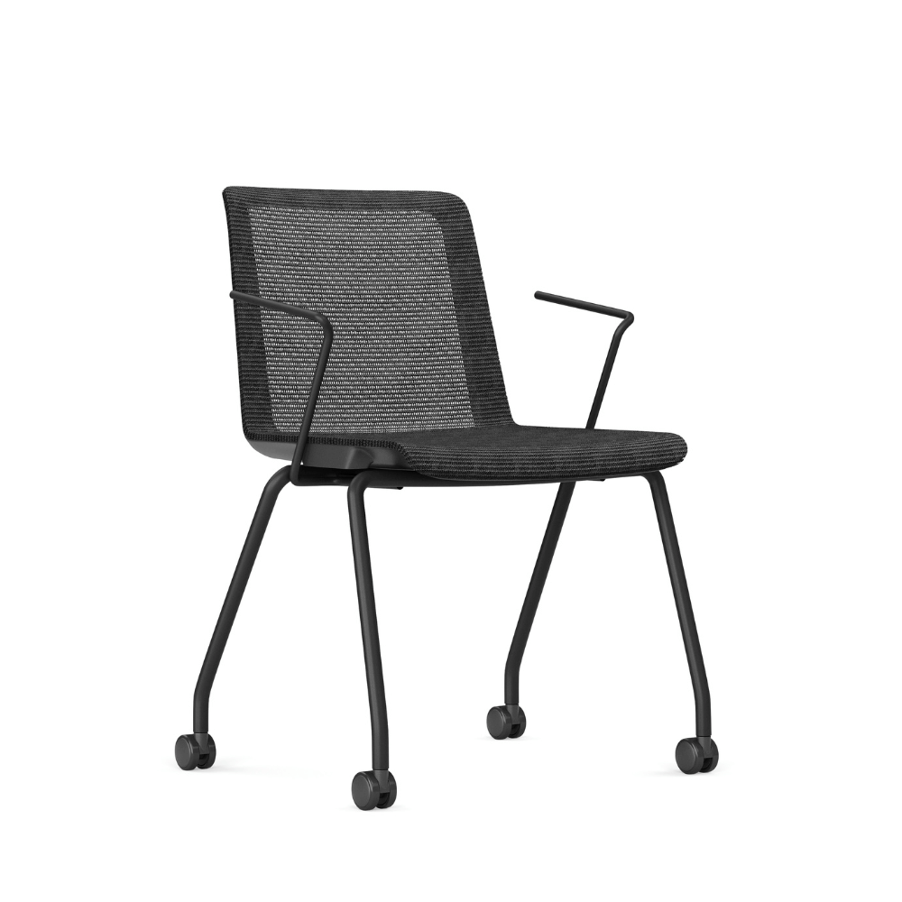 Cubix-B Mesh Mobile Stackable Chair