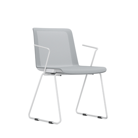 Cubix-C Mesh Sled Public Chair