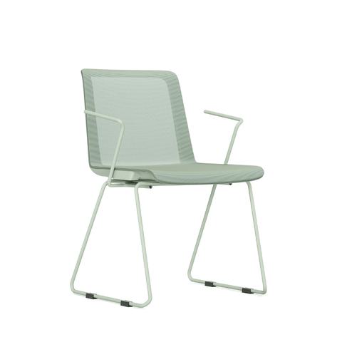 Cubix-C Mesh Sled Public Chair