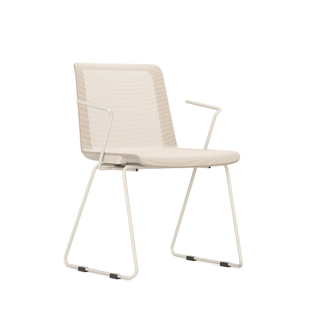 Cubix-C Mesh Sled Public Chair