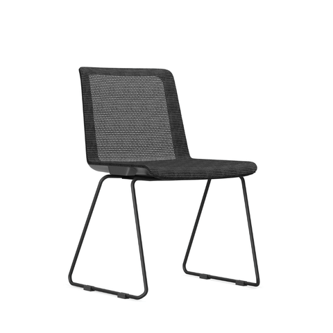 Cubix-C Mesh Sled Public Chair