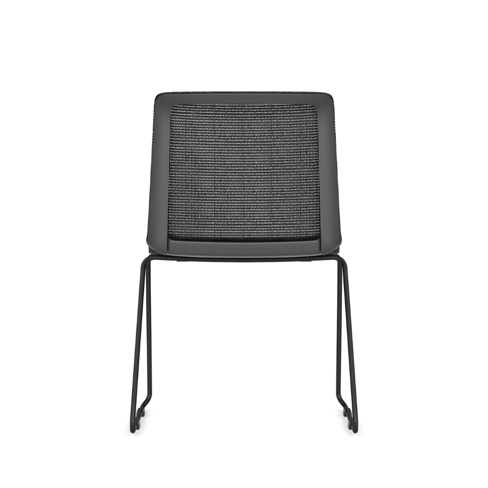 Cubix-C Mesh Sled Public Chair