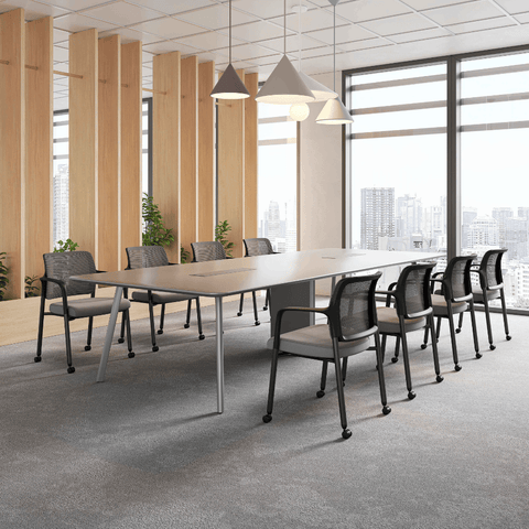 Cumulus-B Modular Stackable Training Chair with Armrest