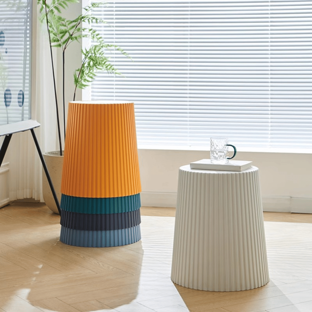 Cupcake Stackable Plastic Round Stool