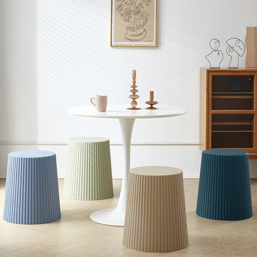Cupcake Stackable Plastic Round Stool