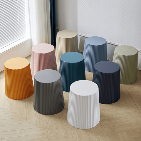 Cupcake Stackable Plastic Round Stool