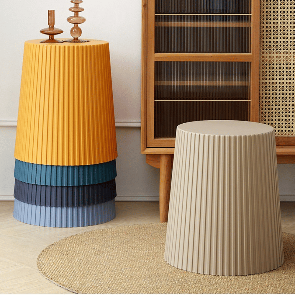 Cupcake Stackable Plastic Round Stool