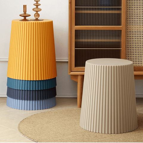Cupcake Stackable Plastic Round Stool
