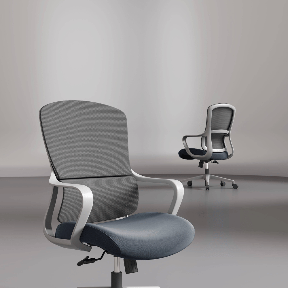 Curve-V Mid Back Office Meeting Cantilever Chair