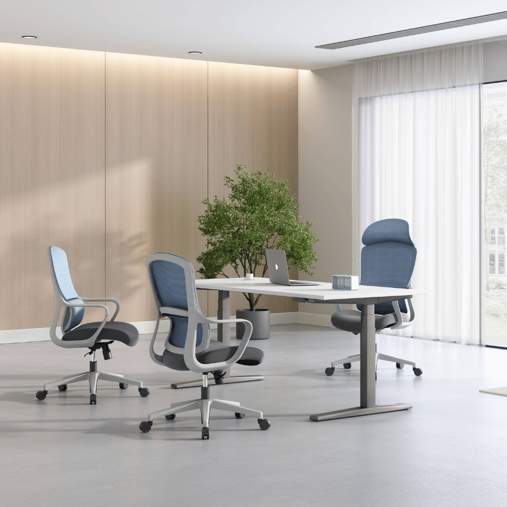 Curve-V Mid Back Office Meeting Cantilever Chair