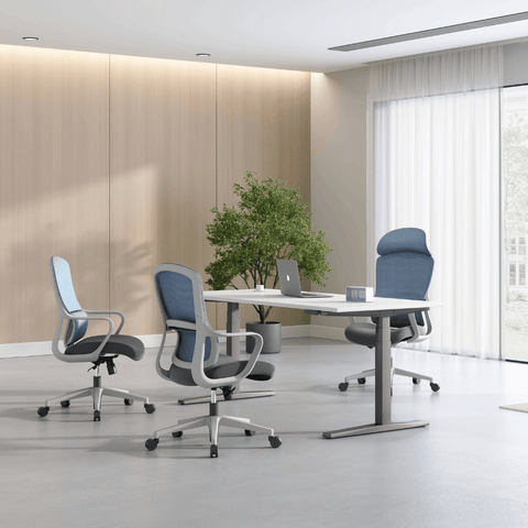 Curve-V Mid Back Office Meeting Cantilever Chair