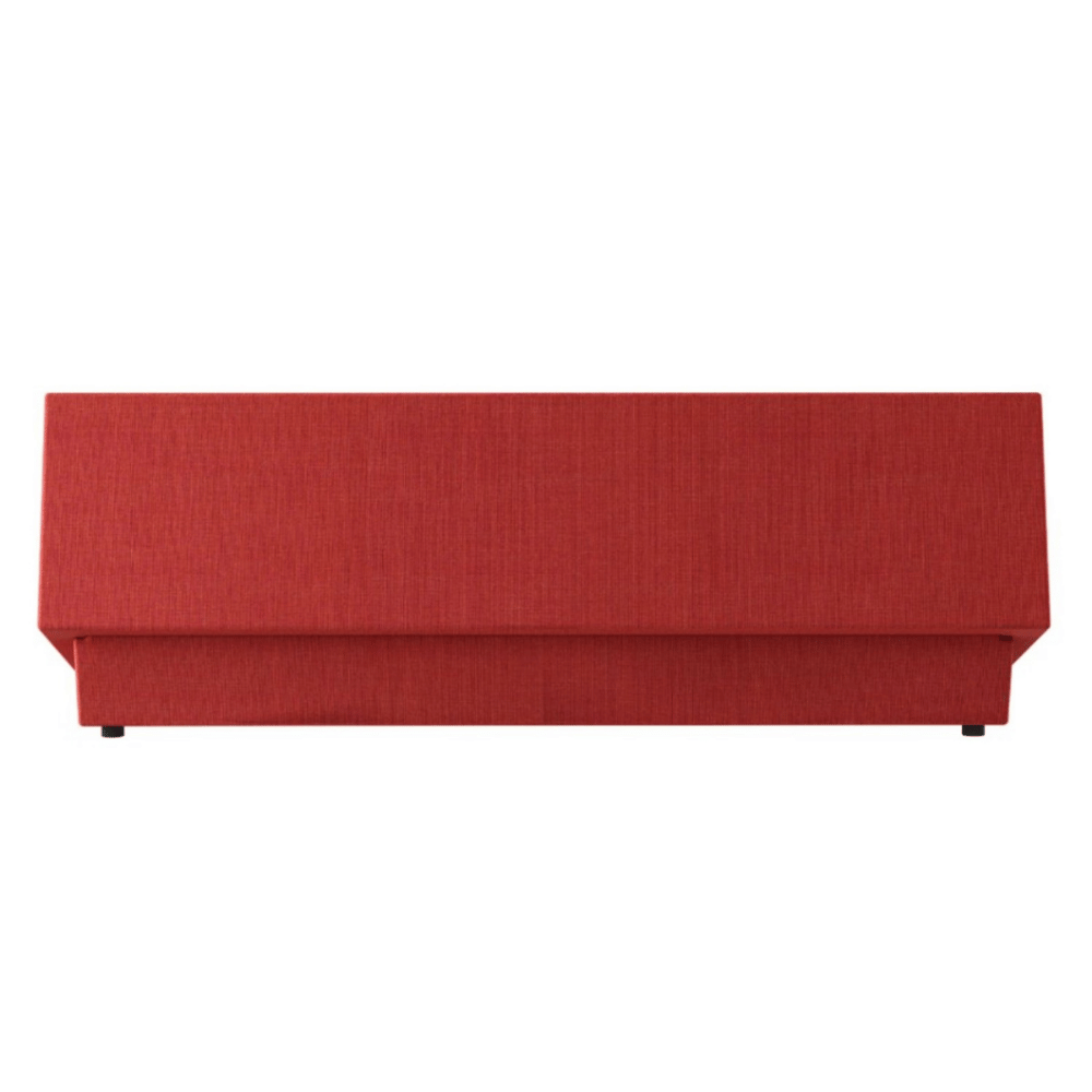 Cut Three Seater Cubical Fabric Office Lounge Sofa