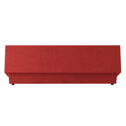 Cut Three Seater Cubical Fabric Office Lounge Sofa