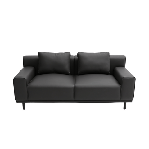 Daintree Two Seater Leather Office Commercial Lounge Sofa