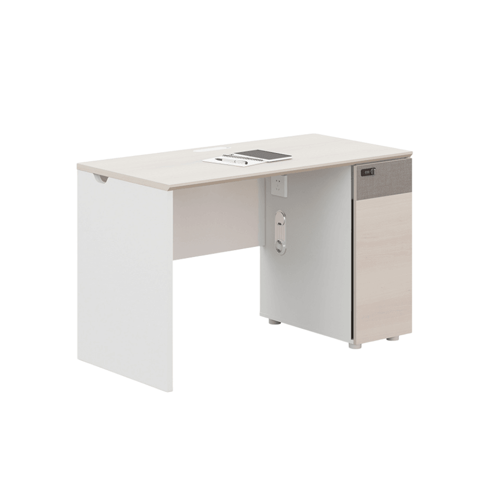 Dawn-B Office Desk Workbench with Side Storage Cabinet - Gavisco Office Furniture