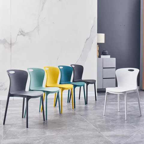Decka Modern Stackable Plastic Chair