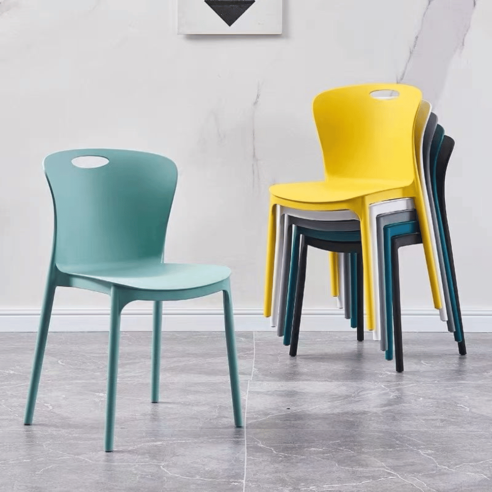 Decka Modern Stackable Plastic Chair