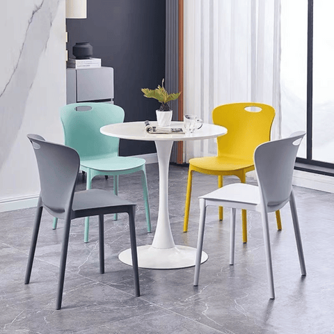 Decka Modern Stackable Plastic Chair