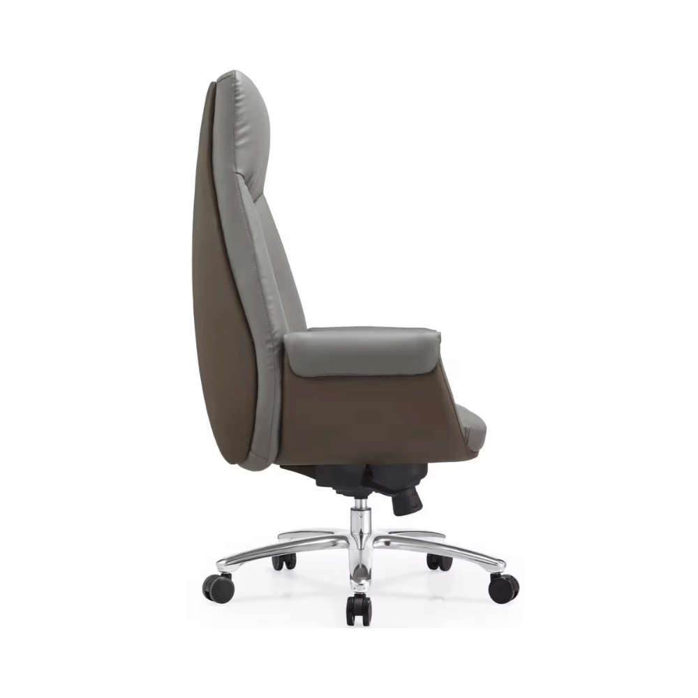 Delta High Back Office Leather Executive Chair - Gavisco Office Furniture