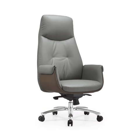 Delta High Back Office Leather Executive Chair - Gavisco Office Furniture