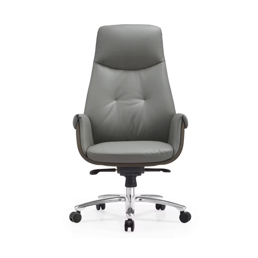 Delta High Back Office Leather Executive Chair - Gavisco Office Furniture