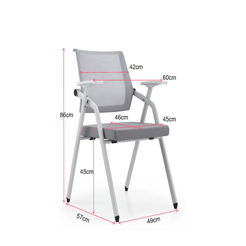 Dexter Modern Stackable Training Chair with Writing Board