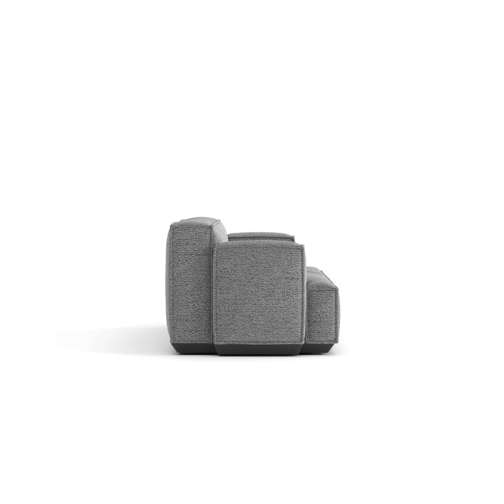 Diamond Three Seater Square Arm Lounge Sofa