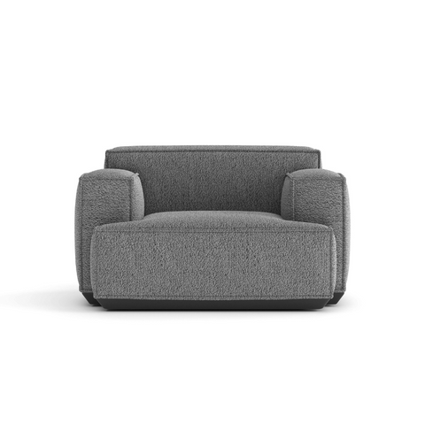 Diamond Single Seater Square Arm Lounge Sofa