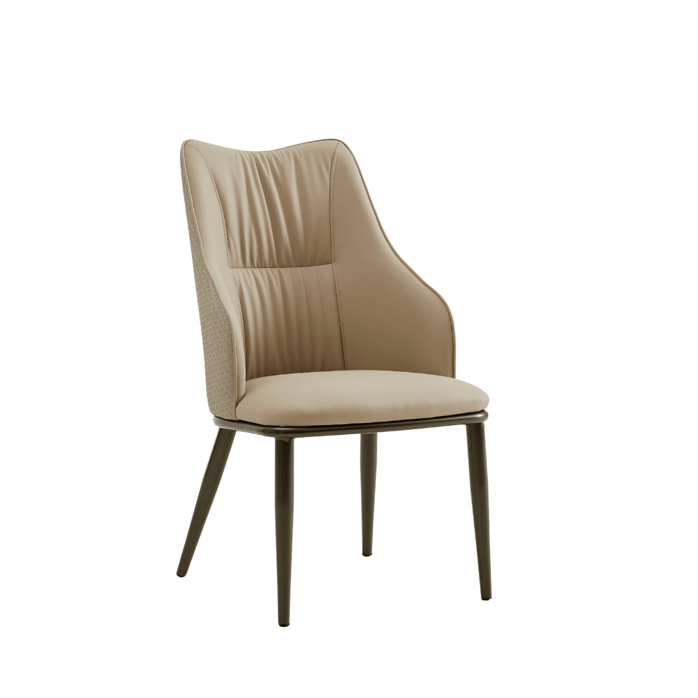 Dias Modern Leather Dining Room Side Chair - Gavisco Office Furniture