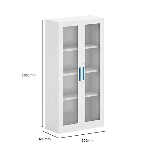 DTG-WDG Office Steel Swing Glass Door Filing Cabinet