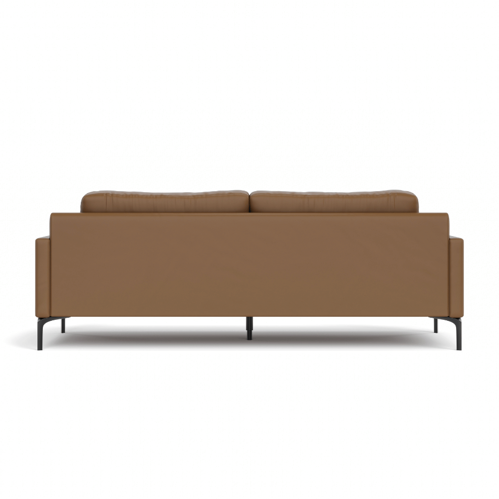 Duca Three Seater Commercial Leather Lounge Sofa