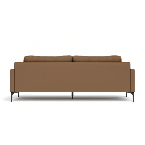 Duca Three Seater Commercial Leather Lounge Sofa