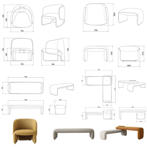 Elephant-A Office Fabric Leisure Lounge Armchair - Gavisco Office Furniture