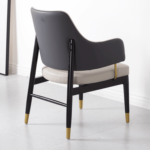 Ellis Modern Luxury Leather Dining Room Side Chair