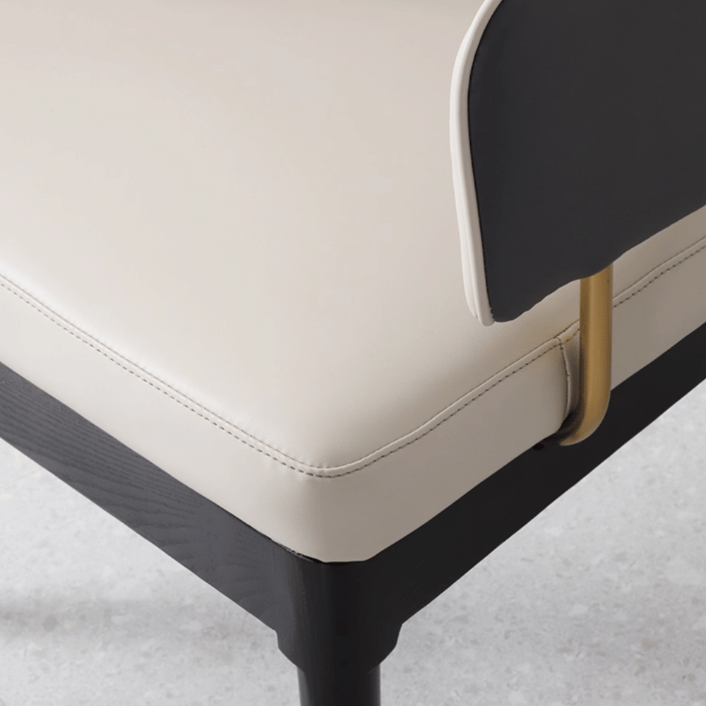 Ellis Modern Luxury Leather Dining Room Side Chair