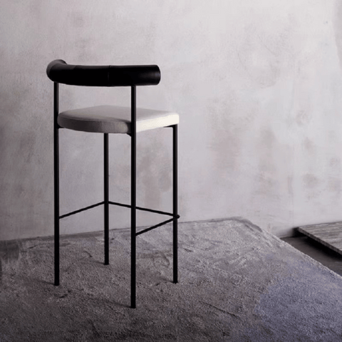 Emir Minimalist Slim High Bar Stool Chair