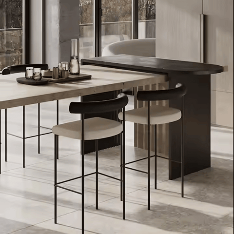 Emir Minimalist Slim High Bar Stool Chair