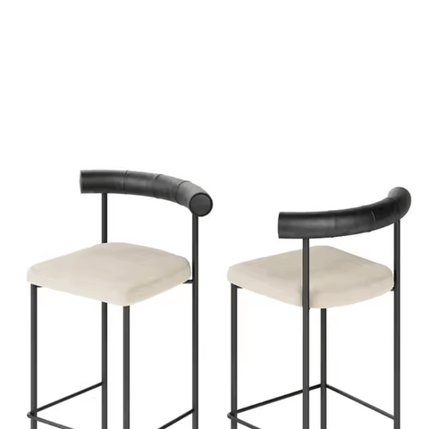 Emir Minimalist Slim High Bar Stool Chair