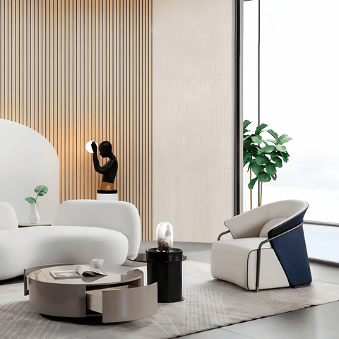 Empire Luxury Leather Lounge Armchair