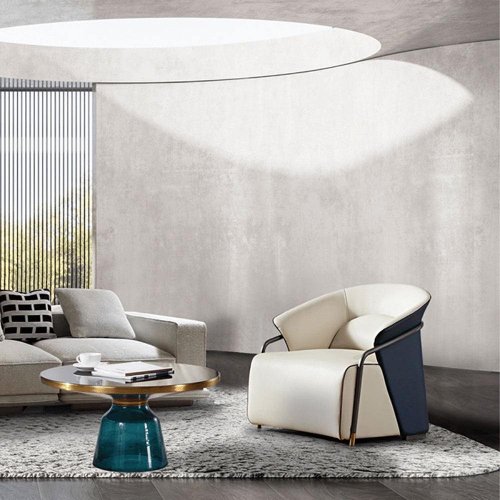 Empire Luxury Leather Lounge Armchair