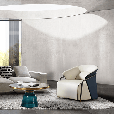 Empire Luxury Leather Lounge Armchair