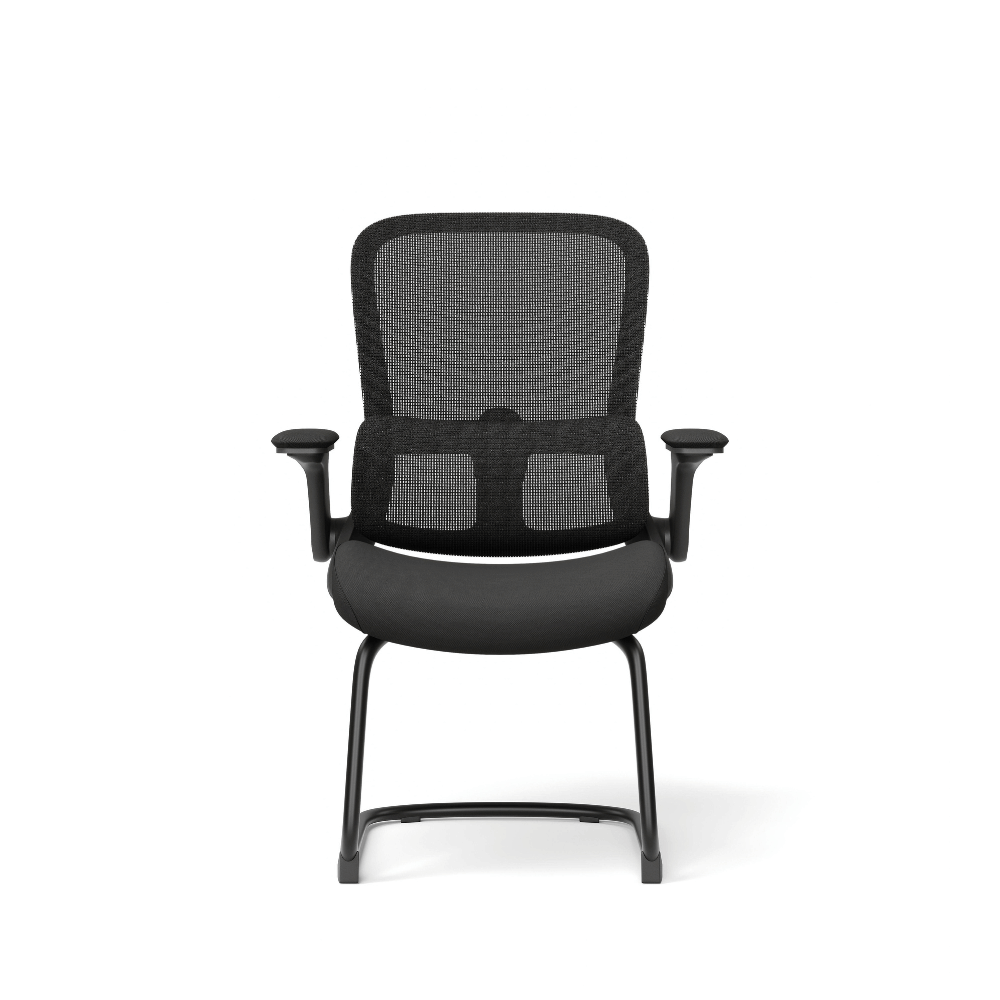 Ergo-V Mid Back Flip Armrest Conference Meeting Cantilever Chair
