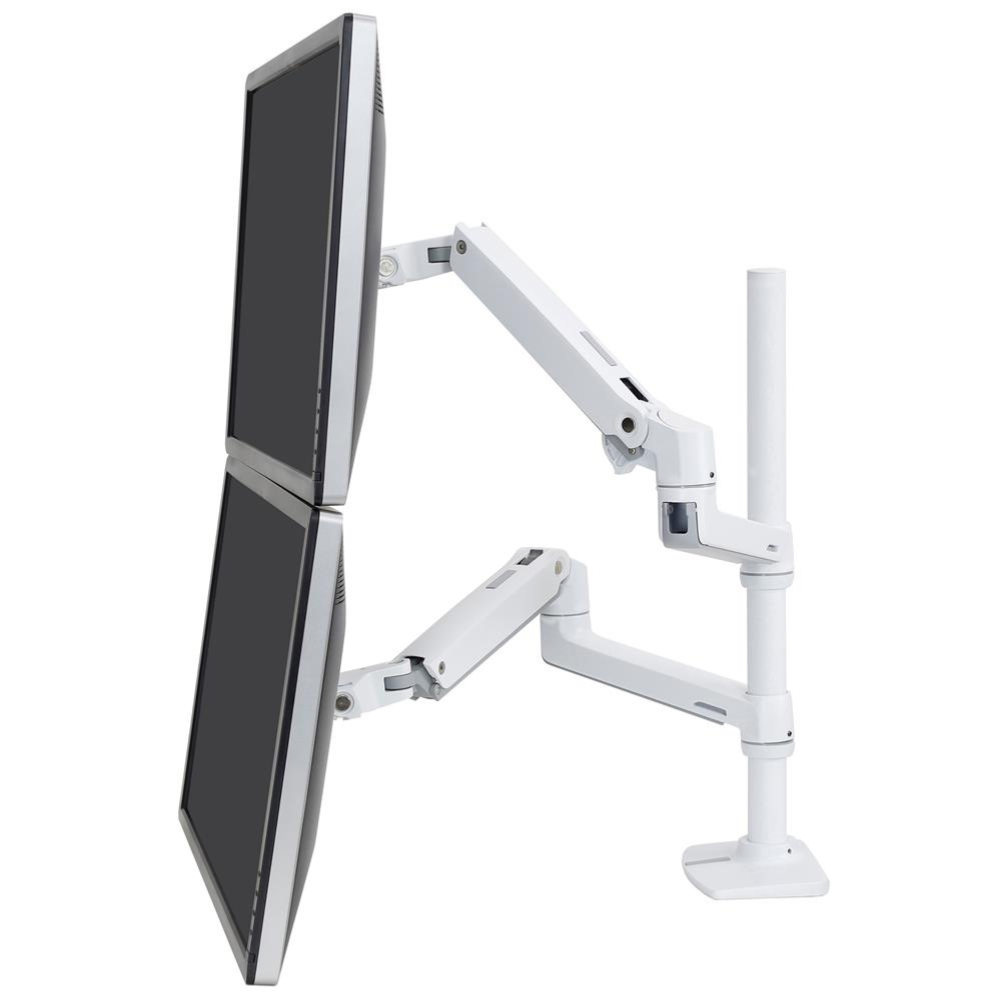 Ergotron LX Dual Stacking Arm with Tall Pole - Gavisco Premium Office Furniture